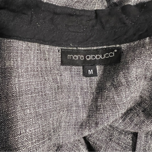 Mara Gibbucci grey linen open jacket - Picture 6 of 7